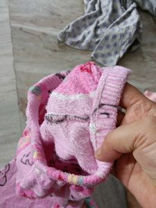 Cute Pink Fluffy Pajama Pants