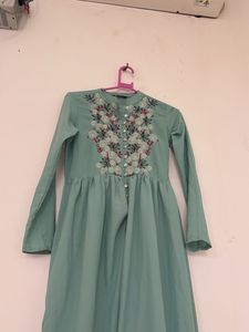 Elegant Embroidered Gown
