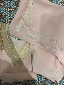 Exibition suit in pure pearl. L size (READY T