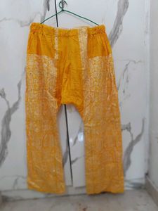 Silk Assymetrical Kurta Set