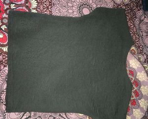Chic Textured Black Top