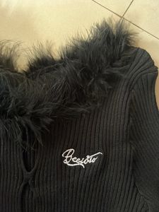 Black Korean Style Top