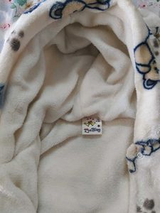 Cozy Teddy Bear Baby Robe