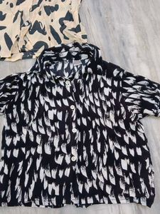 2 pcs combo crop shirt for girls