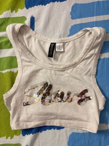 Sparkly Crop Top