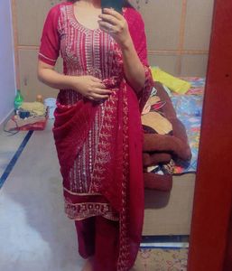 pant style suit with duppata