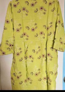 Floral Print Kurta Tunic