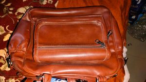 Vintage Brown Leather Laptop Bag