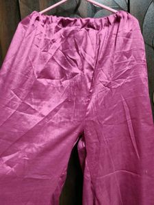 Beautiful Pink Sequin Suit with Palazzo - XL/XXL (