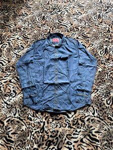Denim Button-Down Shirt
