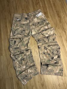 Camouflage Cargo Pants with Zip Pockets