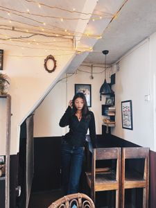 Vintage wrap up Black Ruched Velvet Top