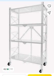 Compact Folding Kitchen Rack