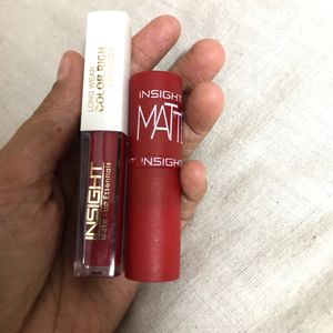 Insight Lip Gloss &amp; Matte Lipstick