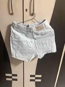 Light Blue Denim Shorts