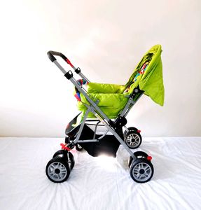 Little Pumpkin Baby Pram Reversible Handle Foldabl