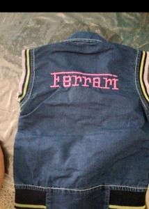 two Boys Shortsand jeans jacket