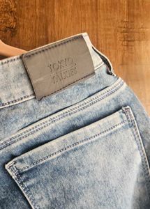 Blue Star Print Denim Jeans