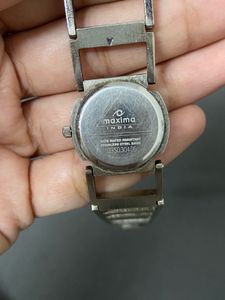 Maxima Women's Silver Tone Watch