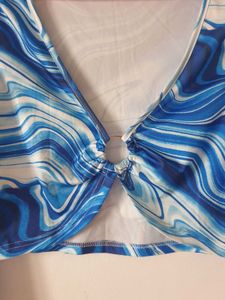 ‼️Price Drop‼️Marble Print Crop Top