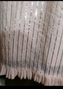 Sparkly Pink Kurta Set with Sharara Pants