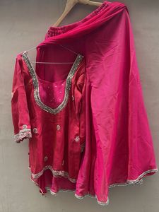 Beautiful Pink Kurta Set with Dupatta