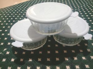 New Glass Container With Lid.