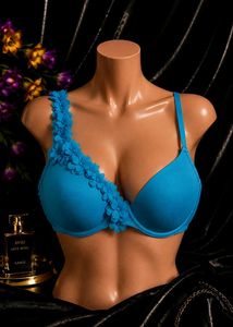🇳🇿💫🎀Beautiful Blue Bra with Flower Strap