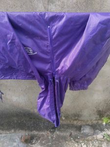 Purple Pullover Hooded waterproof Jacket