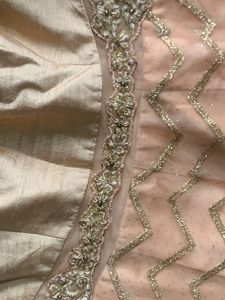 Elegant Peach Embroidered Anarkali