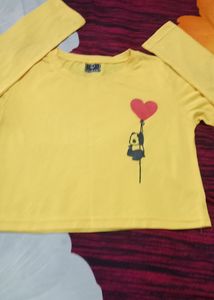 Tunic T Shirt Yellow 💛 Colour 💯