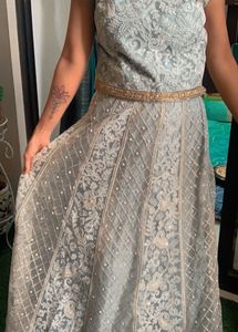Crop Top Lahanga With Dupatta