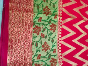 Heavy Banarasi Style Cotton Silk Saree