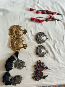 Assorted Ethnic Earrings Set