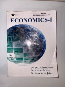 Economics-1 & 2 by Dr. D. D. Chaturvedi