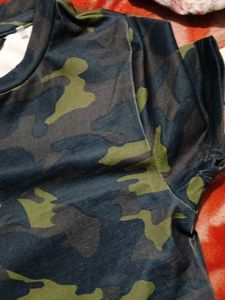 Camouflage Print Tee