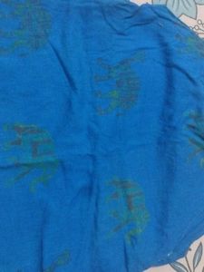 Bohemian Blue Printed Ethnic Skirt for baby girls