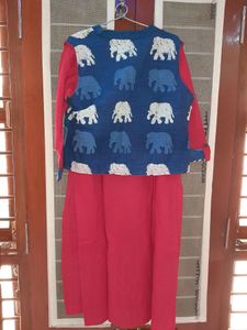 cotton kurti with koti