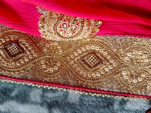 Pleated Heavily Work Saree