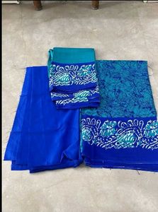 Beautiful Blue Ethnic Dress Material