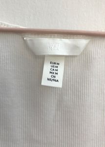 H&amp;M Scoop Neck Ribbed Top