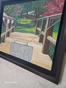 Acrylic Painting On Canvas (Framed)