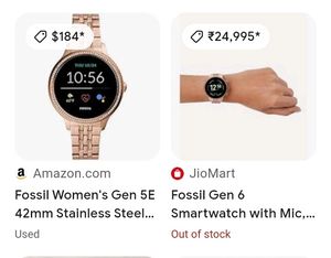 DIAMOND ADDITION PREMIUM FOSSIL WATCH