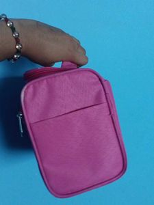 Pink Zippered Pouch