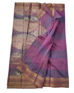 New Kota Fancy Saree Peacock Zari💜💕 #flashsale