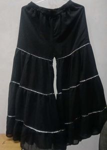 Black kurta sharara set