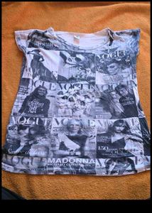 Vogue Magazine Print T-Shirt