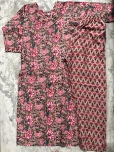Beautiful Floral Kurta Set