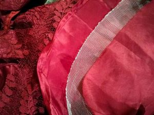 Elegant Red Lace Dress