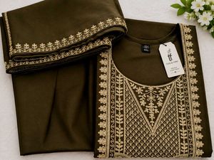 Elegant Olive Green Kurta Set
